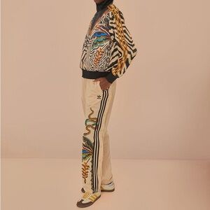 Beige Farm Rio x Adidas Pants